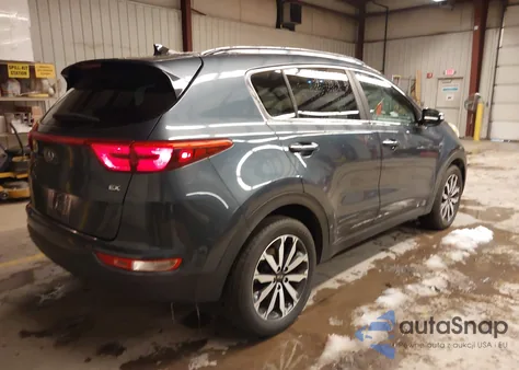 2018 Kia Sportage Ex из США, поврежденный, VIN KNDPNCAC3J7396864